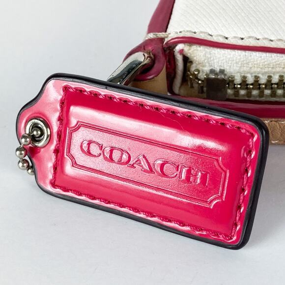 COACH Pink Peyton Ombre Brinn East/West Swingpack Crossbody Bag - Picture 2 of 10